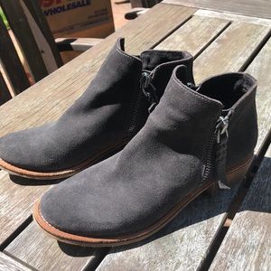 Dolce Vita black suede booties